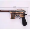 Pistola de brinquedo criativa, nostalgia da infância clássica modelo revólver Mauser de brinquedo, artesanato de plástico não atirador, atacado
