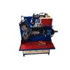 Máquina laminadora de roscas hidráulica de tres ejes con alimentación automática para tubos redondos y mallas circulares exteriores. Máquina laminadora de roscas con patrón de malla.