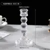 Candelabro de Hierro Retro Europeo Restaurante Hogar Atmósfera Cena a la Luz de las Velas Adornos Accesorios para Disparos Adornos Multiestilo