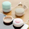 Limpiador de Pantalla de Teléfono Portátil Estilo Macarrón, Paño Limpiador de Lentes para Gafas, Herramienta de Limpieza de Gamuza con Correa para Colgar