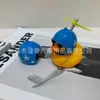 Decoração de carro decoração de carro carro elétrico pato de vento quebrado bicicleta patinho amarelo pequeno acessórios capacete pato atacado