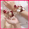Ramillete de Dama de Honor Novia Grupo de Damas de Honor Sentido Flor de Mano Estilo Bosque Boda Matrimonio Súper Hada Estilo Coreano Pulsera Flor