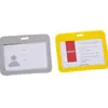 Porta credenciales de PVC transparente de colores, impermeables, para identificación de estudiante, de empleado, pases de autobús y permisos de trabajo de empleado - al por mayor