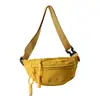 26 bolsa de pecho ins bolsa pequeña de moda nudo Ruyi bolsa cruzada casual japonesa bolsa cruzada deportiva riñonera para hombre bolso de un solo hombro para mujer