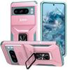 Adecuado para Fundas de Teléfono Google Pixel 11 Pro, Pixel 10 y Pixel 9 Pro con Ventana Deslizante y Protección de Soporte