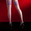 Medias Largas Aurora Sexy 3D Ultradelgadas para Mujer, Brillantes y Sedosas con Borde de Encaje de Silicona Antideslizante, Calcetines de Muslo Hasta la Rodilla
