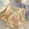Calcinha Feminina Estampa de Coelho Cintura Alta, Forro 100% Algodão na Virilha, Acabamento em Renda na Cintura Alta, Sem Costura, Respirável, Confortável, Sudeste Asiático