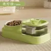 Dispensador de agua y comedero eléctrico para mascotas, combo 2 en 1 automático para agua y comida, disponible en formas redondas y cuadradas, múltiples colores, venta al por mayor