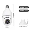 Bombilla de Vigilancia Inalámbrica Wifi de Alta Definición 1080P con Visión Nocturna para Exteriores e Interiores, Superventas Transfronteriza, con App