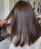Crema Tinte para el Cabello Sin Amoniaco, Crema de un Solo Color para Cubrir Canas, Color Multietapa, Tinte para el Cabello Negro Azul Té Negro en un Solo Paso