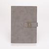 Cuaderno Retro con Rejilla de Ventana con Logo Imprimible Cuaderno de Negocios de Cuero Suministros de Oficina Juego de Actas de Reunión