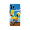 Capa de celular de desenho animado Simpsons para iPhone 15