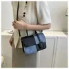 Bolso de mano pequeño a bloques de color al por mayor transfronterizo 2026 modelo nuevo bolso cruzado texturizado bolso de hombro de moda