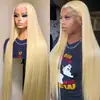 Amazon Transfronterizo Moda Europea y Americana Nueva Peluca de Encaje Frontal Cabello Lacio Mediano Largo Cabello Liso Peluca Rubio Claro