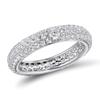 Elegante anillo de moda chapado en platino, estilo coreano, gran oferta, moda de alta calidad, circón con incrustaciones, suministro transfronterizo europeo y americano.