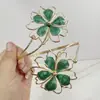 Joyería Transfronteriza Europea y Americana, Pulsera de Brazo Hueca con Patrón Irregular, Anillo de Brazo de Flor Tridimensional con Goteo de Aceite Personalizado y Atmosférico