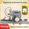 Fábrica quantitativa manual de pasta líquida frasco de molho máquina de mesa semiautomática máquina de enchimento semiautomática