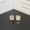 Brincos de Zircônia com um Toque de Luxo de Nicho, Design Estiloso, Populares no Xiaohongshu, Presente de Dia dos Namorados Dropshipping E5793
