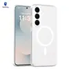 Funda para teléfono Samsung S26 Ultra con sensación de piel, aplicable transfronteriza, funda magnética S26fe con orificios de precisión, cubierta protectora anti-caídas S25u