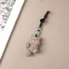 Gato de la Suerte de Ébano Gato Travieso Gato Lindo Llavero Colgante para Bolso Gato de la Suerte Adorno de Dibujos Animados para Mano Accesorios