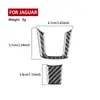 Piezas de modificación interior de fibra de carbono para modelos Jaguar F-TYPE 13-24 - Consola central, volante, palanca de cambios