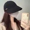 Sombrero de Protección Solar para Mujer, Verano al Aire Libre Ciclismo Sombrero de Sol de Ala Ancha que Cubre la Cara, Parte Superior Desmontable, Seda de Hielo Transpirable Sombrero de Pescador Abierto