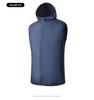 Roupa Climatizada Sem Mangas Colete Refrescante com Capuz para Homens Verão Roupa com Ventilador de Refrigeração Roupa de Proteção para Trabalho em Canteiro de Obras Atacado Venda Quente Transfronteiriça