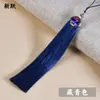 Chapéu Longo de 13cm com Padrão de Nuvem e Borlas de Cloisonné, Borlas de Traje Tradicional Chinês, Enfeites de Carro de Cloisonné para Pendurar Atacado