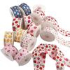 Cinta con estampado de frutas de doble cara para niños, lazo para el pelo, accesorios para ropa, zapatos y sombreros, cinturón decorativo de juguete