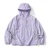 Primavera y Verano Nuevo Estilo de Montaña Delgado Pequeño Bloque de Color Ala Ropa de Piel Moda Hielo-Sensación Tendencia Protección Solar Anti-UV Ropa