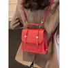 Mochila Estilo Japonês para Mulheres, Bolsa de Design de Nicho, Nova Moda 2026 Versátil Bolsa Transversal Pequena Quadrada