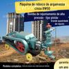 Bomba de Injeção de Fundação de Construção de Engenharia Reforço Máquina de Injeção Monocilíndrica Argamassa Cinza Elétrica 5.5Kw Bomba de Injeção