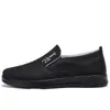 Zapatos de Tela Auténticos del Antiguo Pekín para Hombre, Modelos de Primavera y Otoño, Zapatos Casuales Transpirables de Suela Blanda Antideslizantes para Padres de Mediana Edad y Mayores, Zapatos de Talla Grande para Personas Mayores