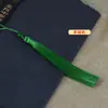 Franja de Borla de Seda de Gelo de Ponta Fechada de 13cm Sachet para Hanfu Bolsa de Fragrância Acessório Decoração de Roupa Pingente de Borla