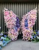 Grandes Enfeites Decorativos de Borboleta para Shoppings, Pontos Turísticos, Escritórios de Vendas, Borboletas Florais, Esculturas Populares para Cenários de Check-In