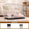 Jaula para Perros Teddy Especial para el Hogar Casa de Metal para Perros Tipo Plegable Espacio Grande Interior Jaula para Perros Medianos y Pequeños Jaula Valla para Mascotas
