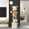 Alemanha 2026 Novo Modelo Fabricante Urso Violento De Chão Grande Enfeites Acessórios para Casa Sala de Estar Gabinete de TV Mesa Lateral de Sofá Quarto