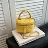 Bolsa Transversal Acolchoada Ins para Mulheres 2026 Nova Tendência Moda Bolsa de Mão Bolsa Caixa Acolchoada com Corrente Bolsa de Ombro de Nicho