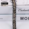 En stock ventas directas 1. Cinta de seda brillante de 5 cm, cruz de felpa tejida, estilo Chanel, cinturón decorativo para manga de falda de mujer