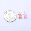 Prata de Lei S925 Zircônio Colorido Geométrico Quadrado DIY Material para Pulseira de Pérolas Acessórios de Joalheria Acessórios Colar Pingente