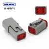 Conector à prova d'água para carro Dechi com padrão E DT04-4P-C015 plug-in de 2/8/12 furos DT06-6S-C015