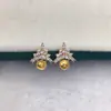 Joyas hechas a mano DIY aretes de perlas, accesorios de aretes de moda, joyería clásica de reina de hielo al por mayor