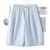 Pantalones Cortos Finos de Verano para Mujer 2026 Nuevo Estilo de Pierna Ancha Casual para Ropa Exterior