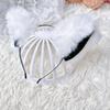 Horquilla blanco y negro anime gato de peluche oreja femenina tocado de zorro oreja de gato sirvienta estudiante accesorios para el cabello diadema para la cabeza