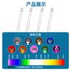 Lámpara LED antiniebla de pata corta con 2 x 3 x 4 cuentas cuadradas, enchufable, especial, de color rojo, azul, amarillo, verde, blanco, naranja, rosa, morado y azul hielo.