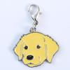 Nueva placa de identificación de metal para perro con forma de oso, productos para mascotas, regalos creativos para el hogar, se puede grabar con láser, colgante de madera para perro.