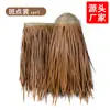Telhado Sintético de Palha Telhado Artificial à Prova de Fogo Retardante de Chama Durável para Exterior Decoração de Telhado de Casa Velha Imitação Palha Plástica Falsa