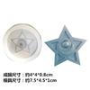 Molde de Silicona con Forma de Estrella de Amor Maitou DIY Molde para Pastel de Helado de Azúcar Plegado a Mano Herramienta para Azúcar Plegado