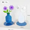 Portanotas de Acrílico Soporte de Foto para Escritorio Flor Linda Señal Soporte de Adorno Pequeño Clip para Fotos
