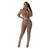 Hdk 10649 Suministro Transfronterizo Amazon Comercio Exterior Europeo y Americano Ropa de Mujer Cuello Cuadrado Leggings Sexys Conjunto de Dos Piezas de Moda